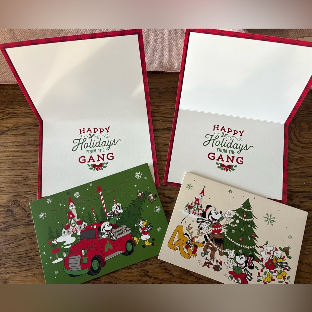 Disney Christmas Card Set